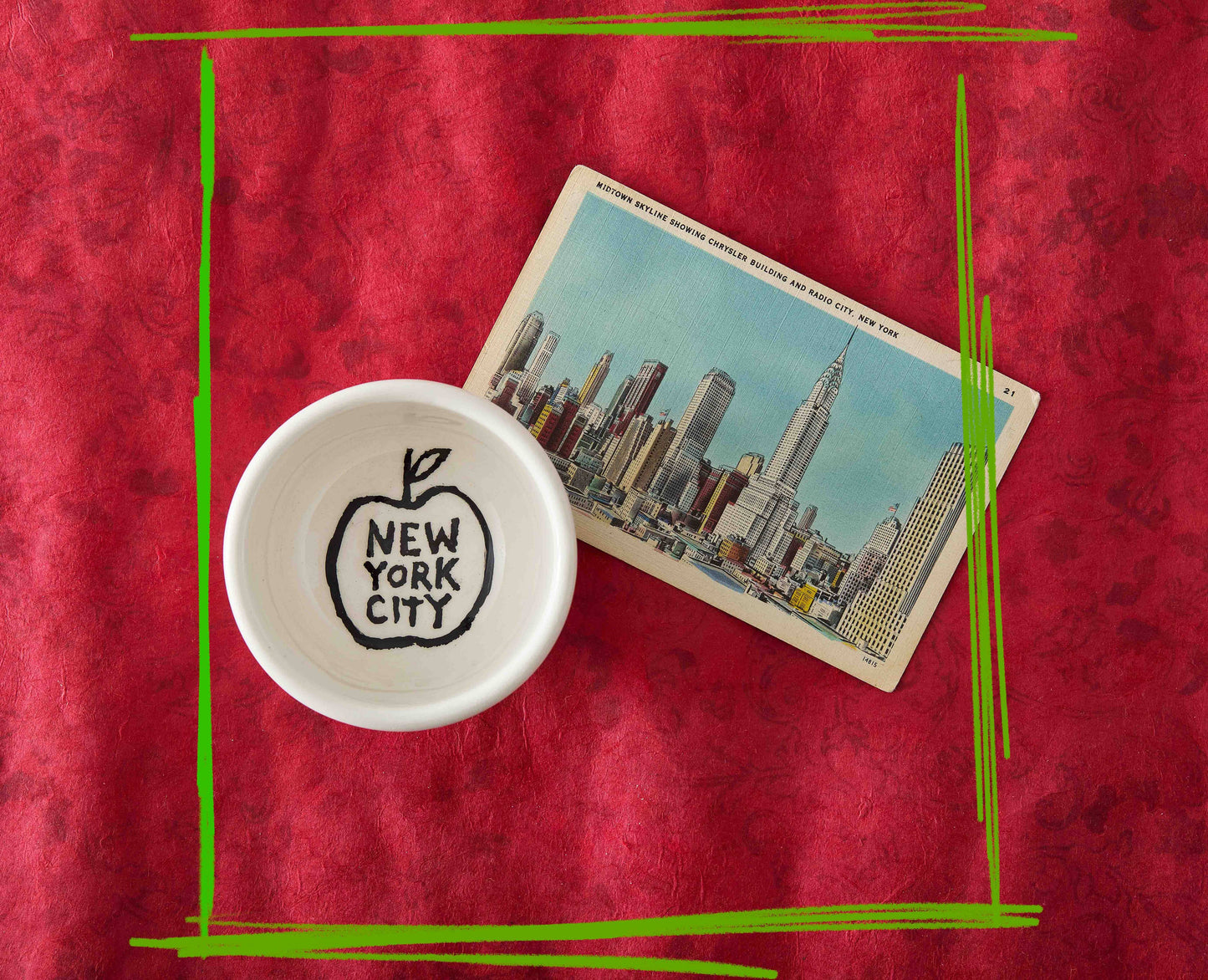 Love Bowls Dipping Dish - New York Apple