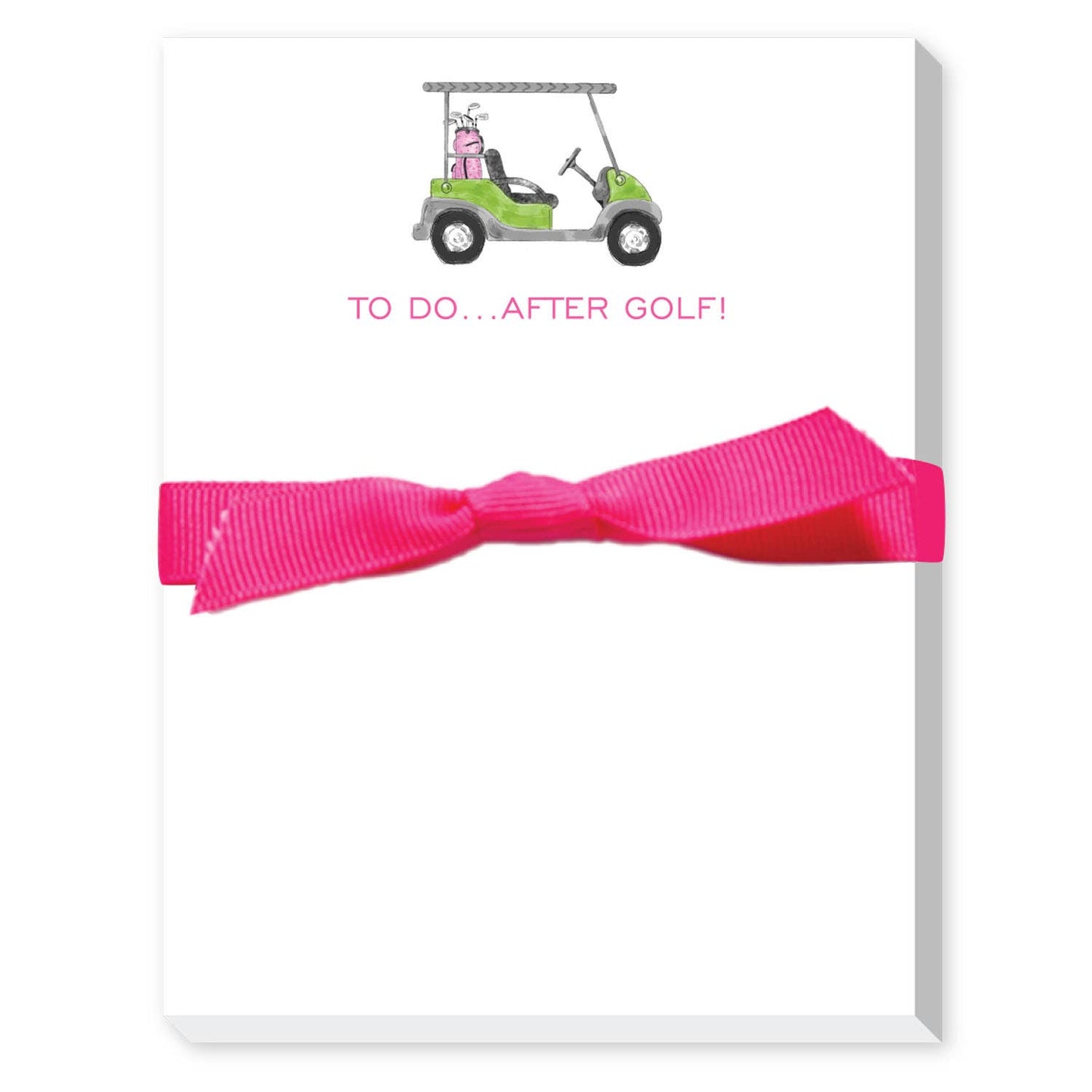 TO DO AFTER GOLF MINI NOTEPAD: GOLF CLUB