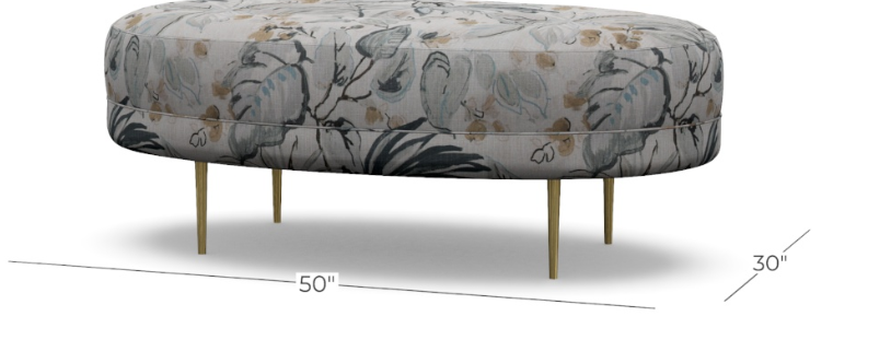 Avalon Cocktail Ottoman - Takara Cover