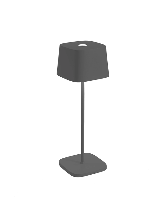 Ofelia Cordless Table Lamp, Dark Grey