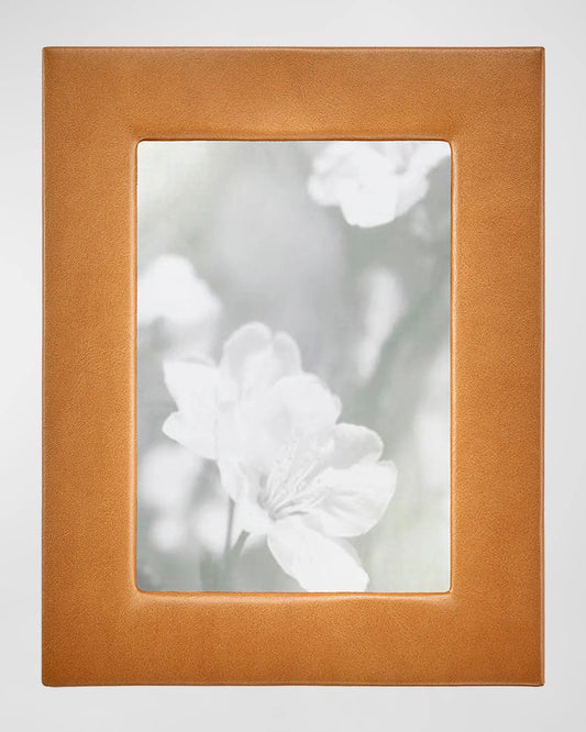 4 X 6 Leather Frame British Tan Traditional Leather