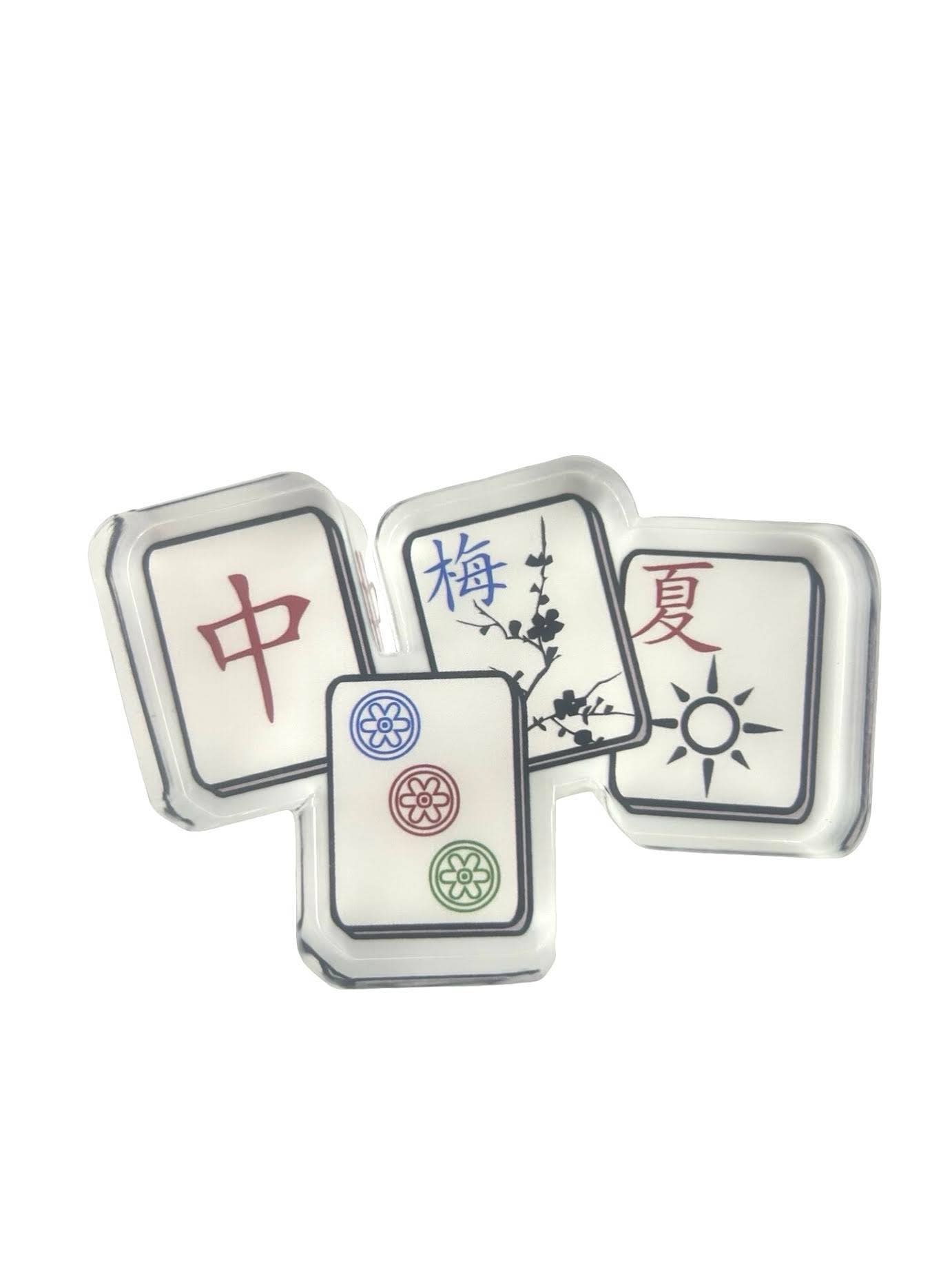 Acrylic Napkin Weight, Mahjong 4