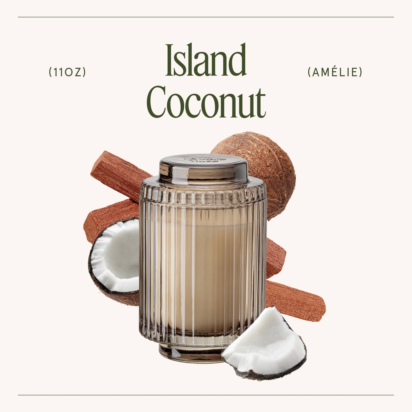 Amélie - Island Coconut 11oz Candle Tester