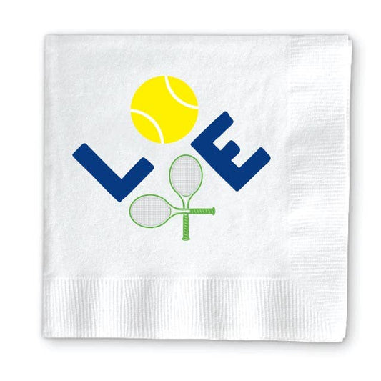 Tennis LOVE Cocktail Napkins
