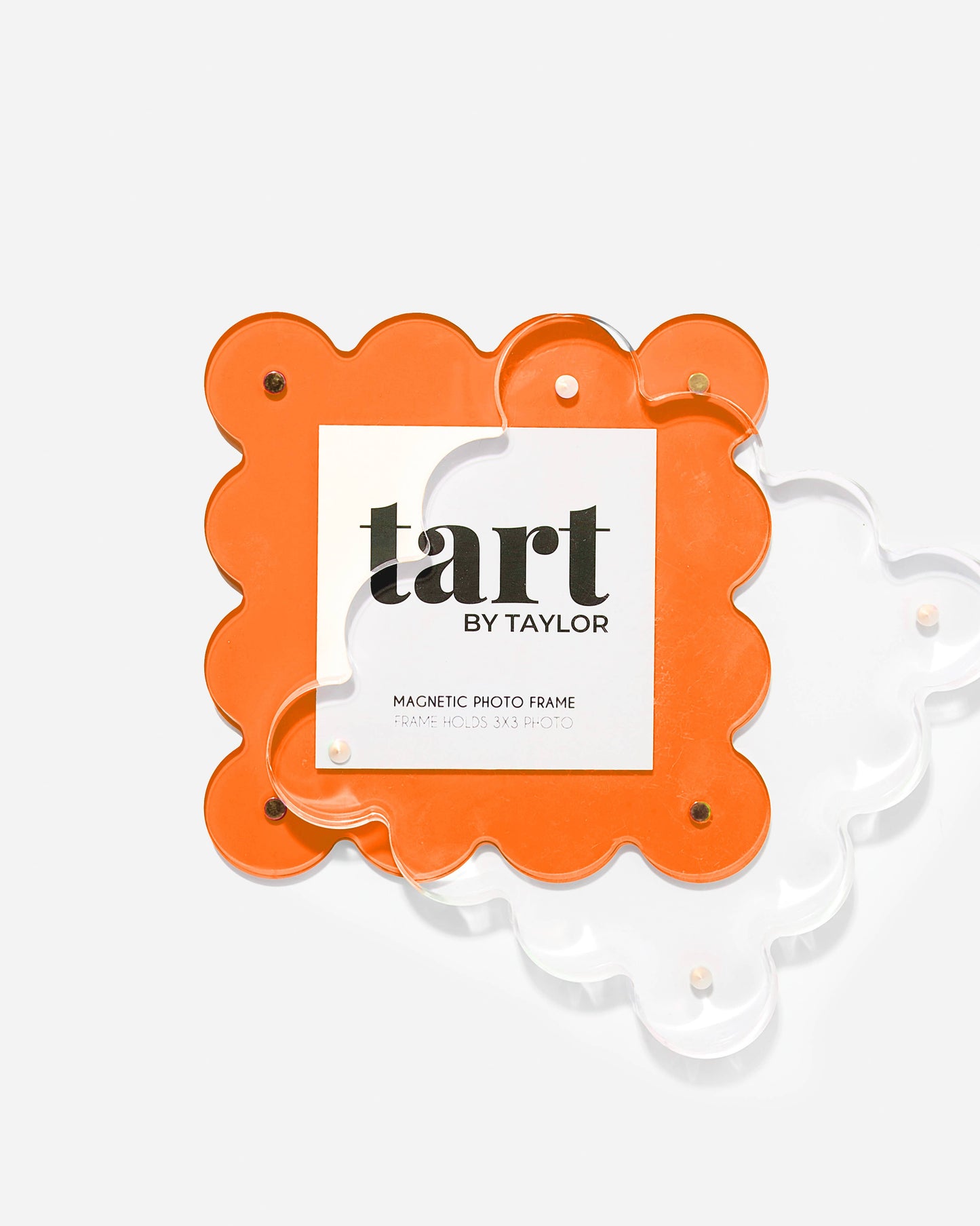 Neon Orange Mini Acrylic Picture Frame