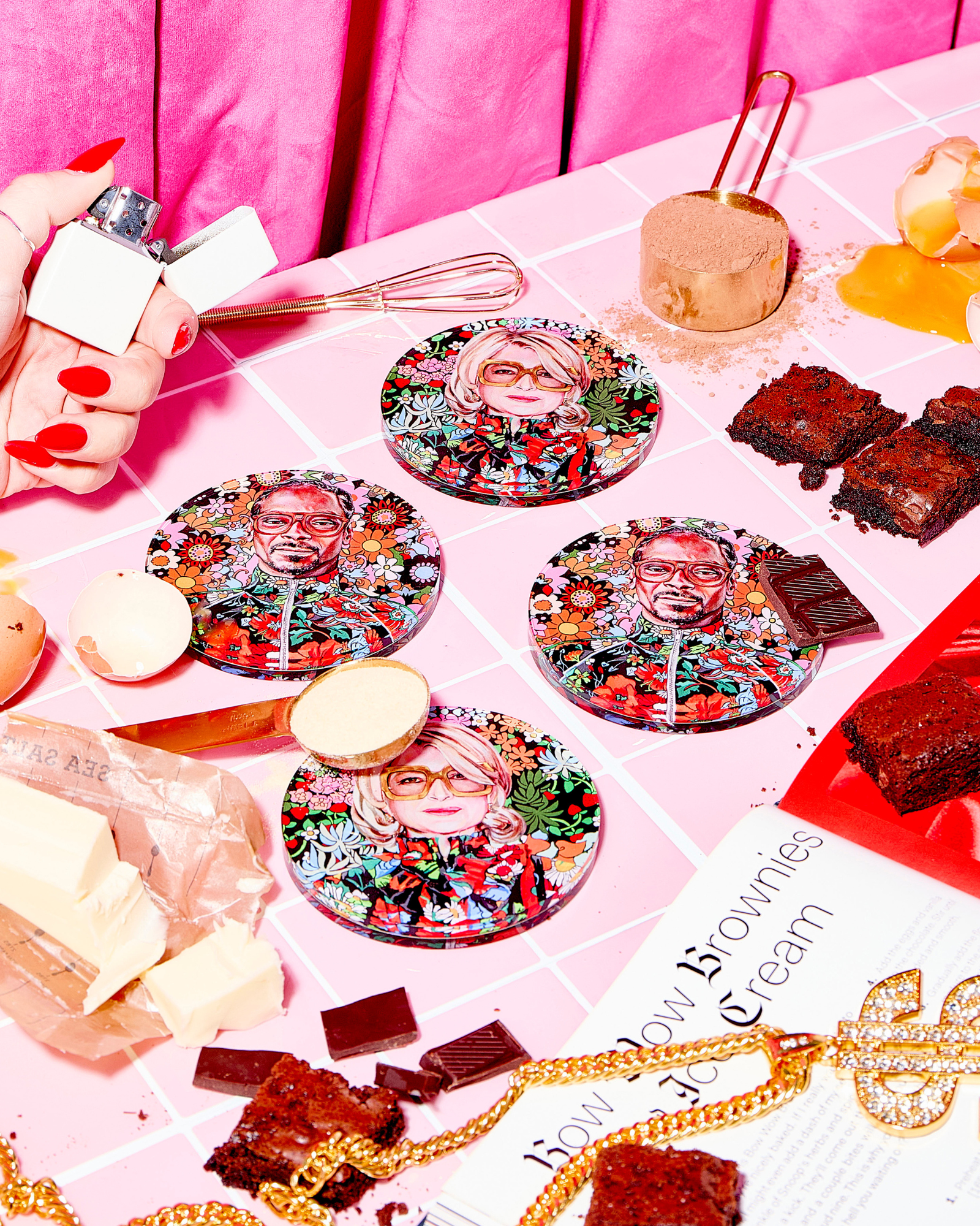 Best Buds Acrylic Coasters: Boxed Set of 4 - Thumbnail 3