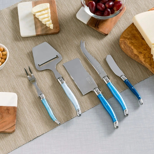 Laguiole 5 pc Blue Cheese Knife set