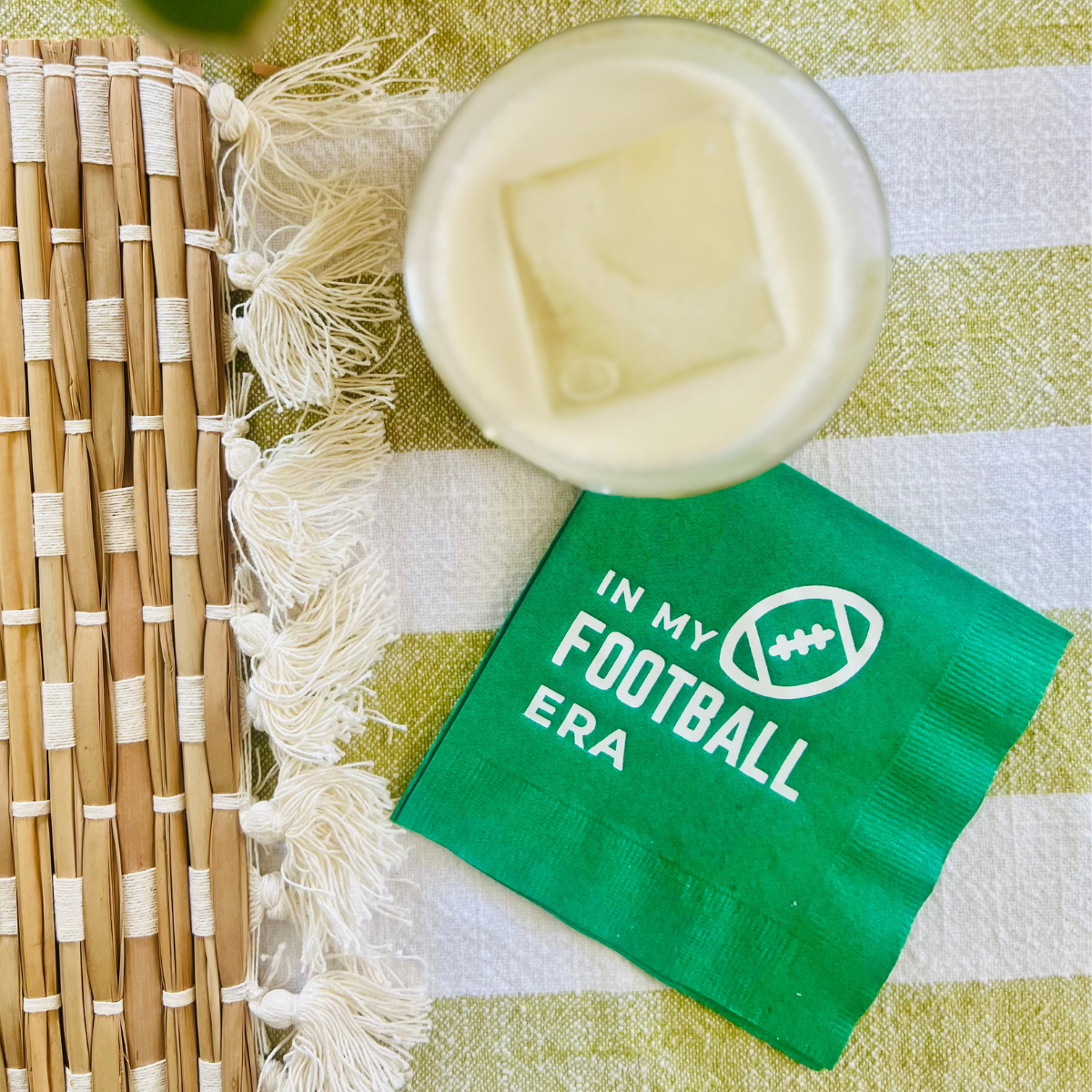 In My Football Era Game Day Paper Cocktail Napkins