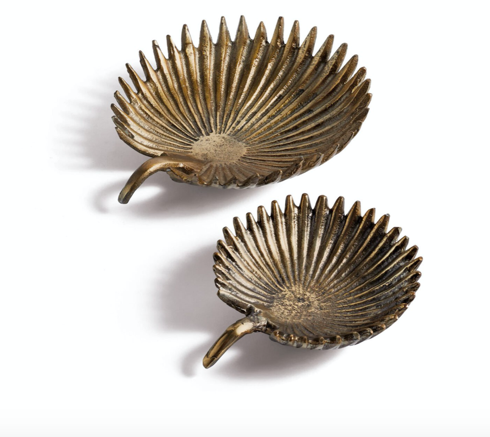 Set of two Palm Dishes