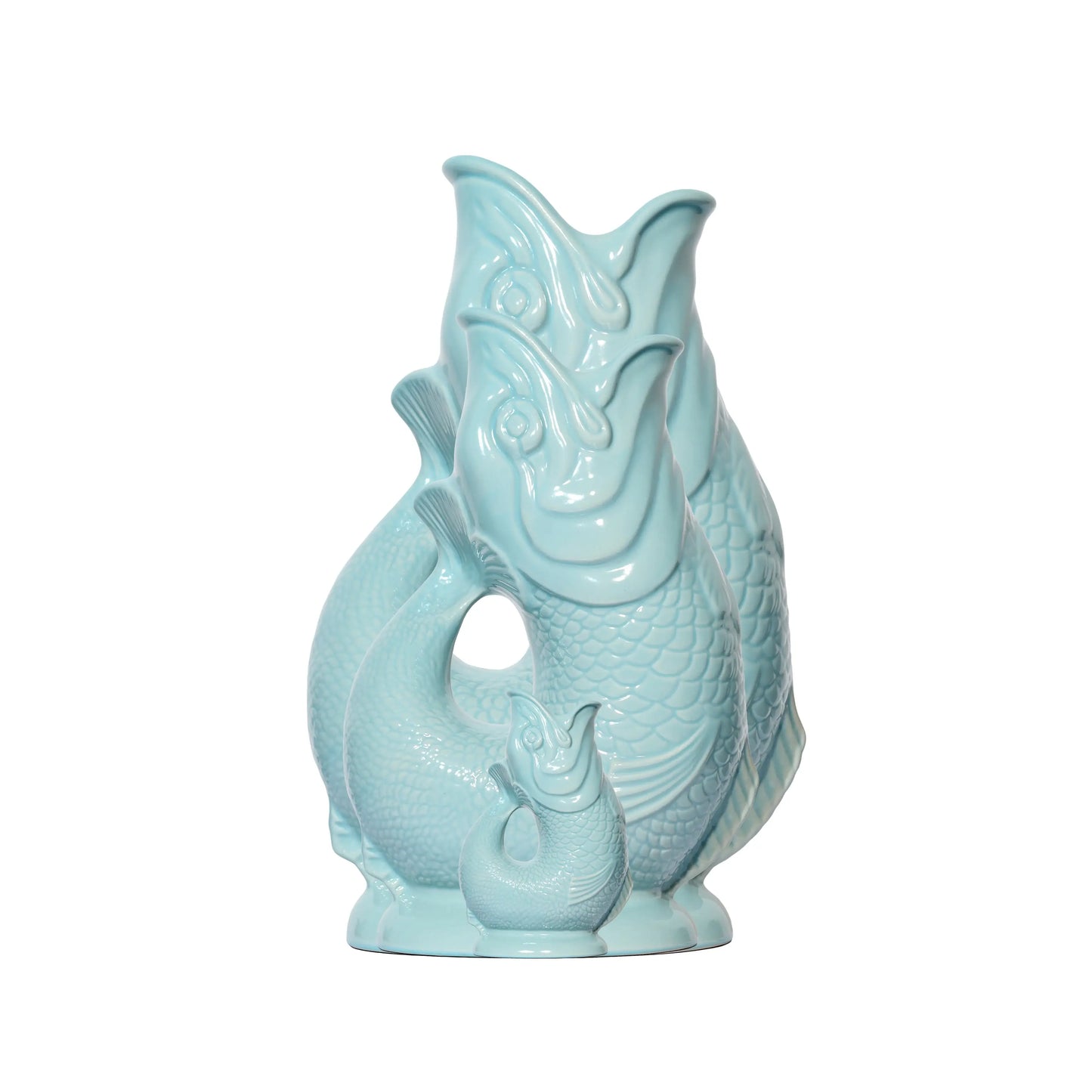 Eau De Nil Gluggle Jug: Extra Large