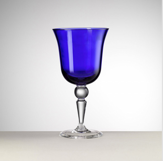 Saint Moritz Wine Royal Blue 7.25"H - 12oz.
