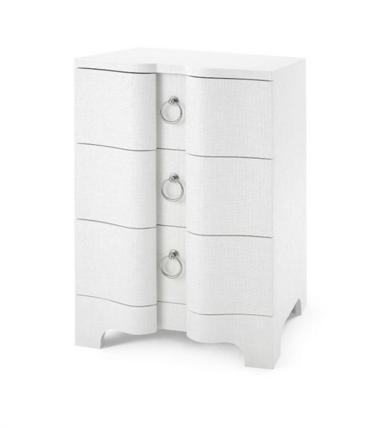 Bardot Side Table - Chiffon White