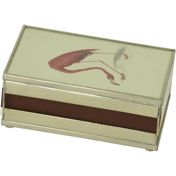 JM PIERS Flamingo Matchbox Cover