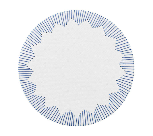 Dream Weaver Placemat/White Blue, Set of 4