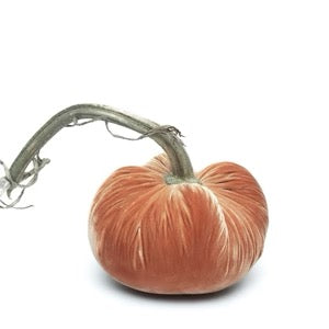 8" Velvet Pumpkin