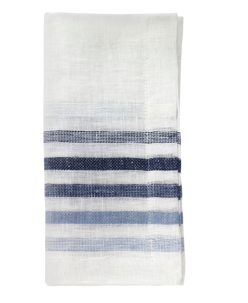 Logan Linen Napkin Set of 4 - Blue