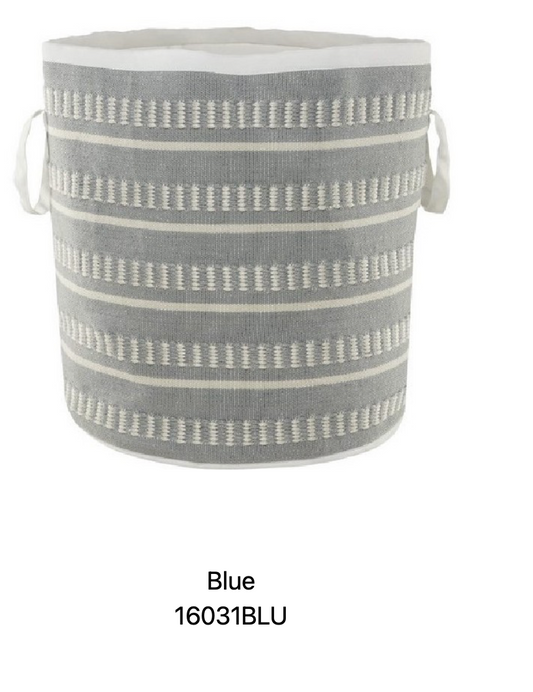 Blanket Basket, Blue