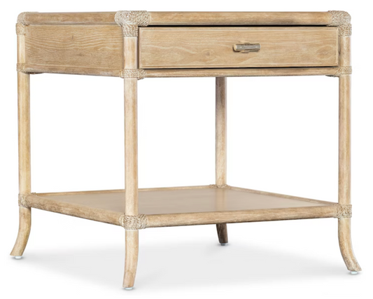 Retreat Pole Rattan End Table
