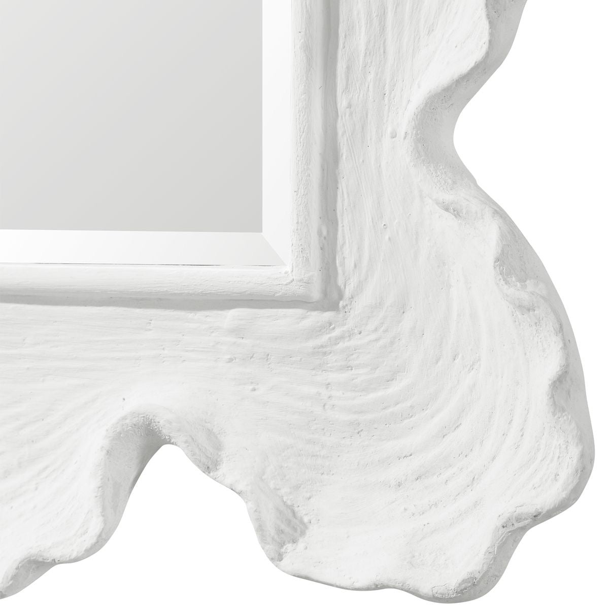 Sea Coral Mirror - White