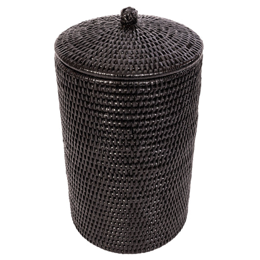 Artifacts Rattan™ Double Toilet Roll Holder: Tudor Black
