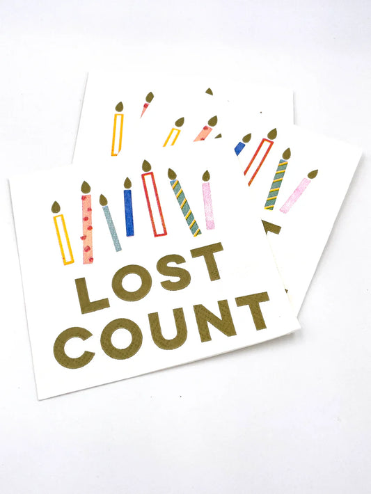 Lost Count Cocktail Napkins, 20ct
