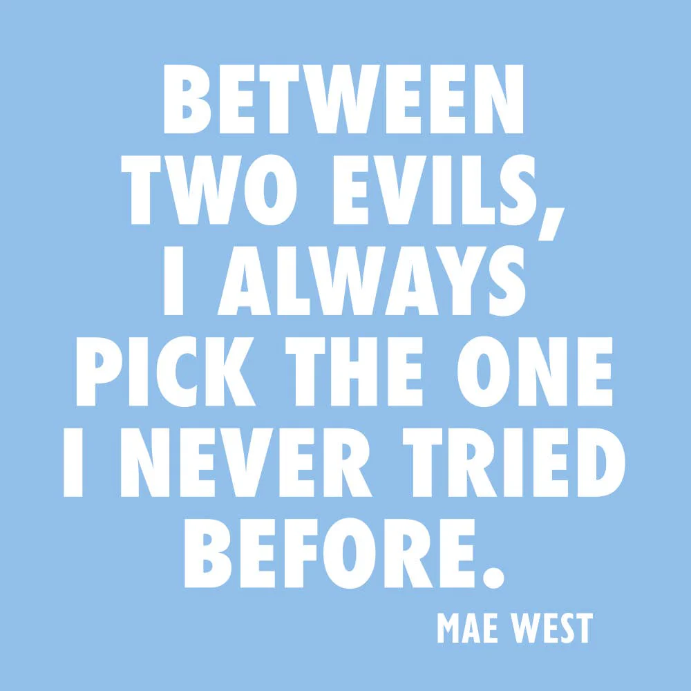 Between Two Evils - Cocktail Napkin