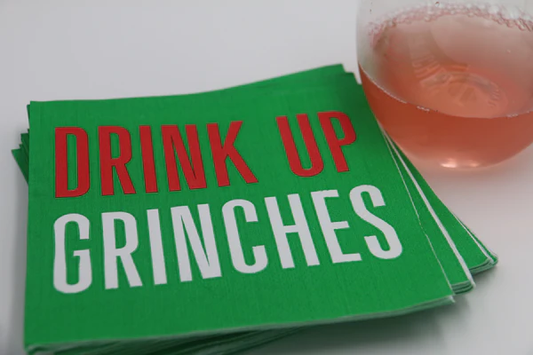 Drink Up Grinches Cocktail Napkins