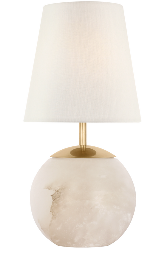 Terri 12" Cordless Accent Lamp - Alabaster