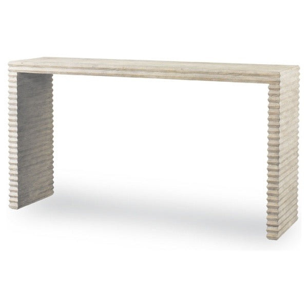 Belmont Console - White Rustic Pine