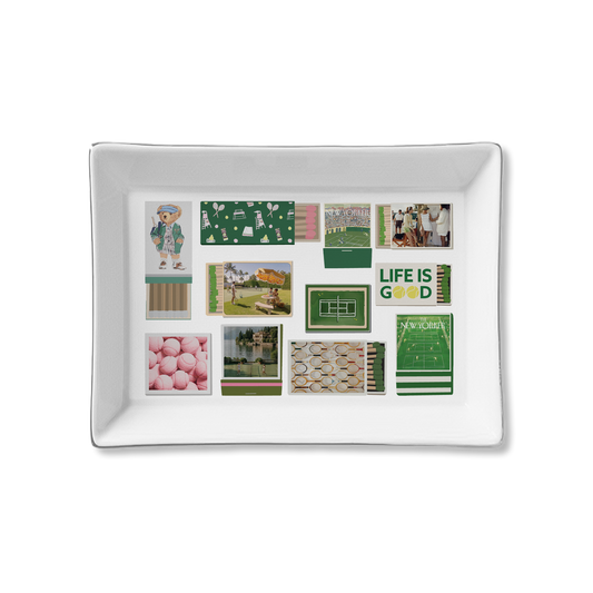Ceramic Tray - Tennis Matches