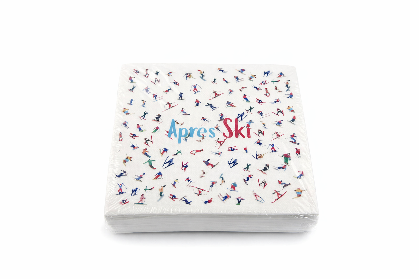 Linen-Feel Cocktail Napkins, Apres Ski