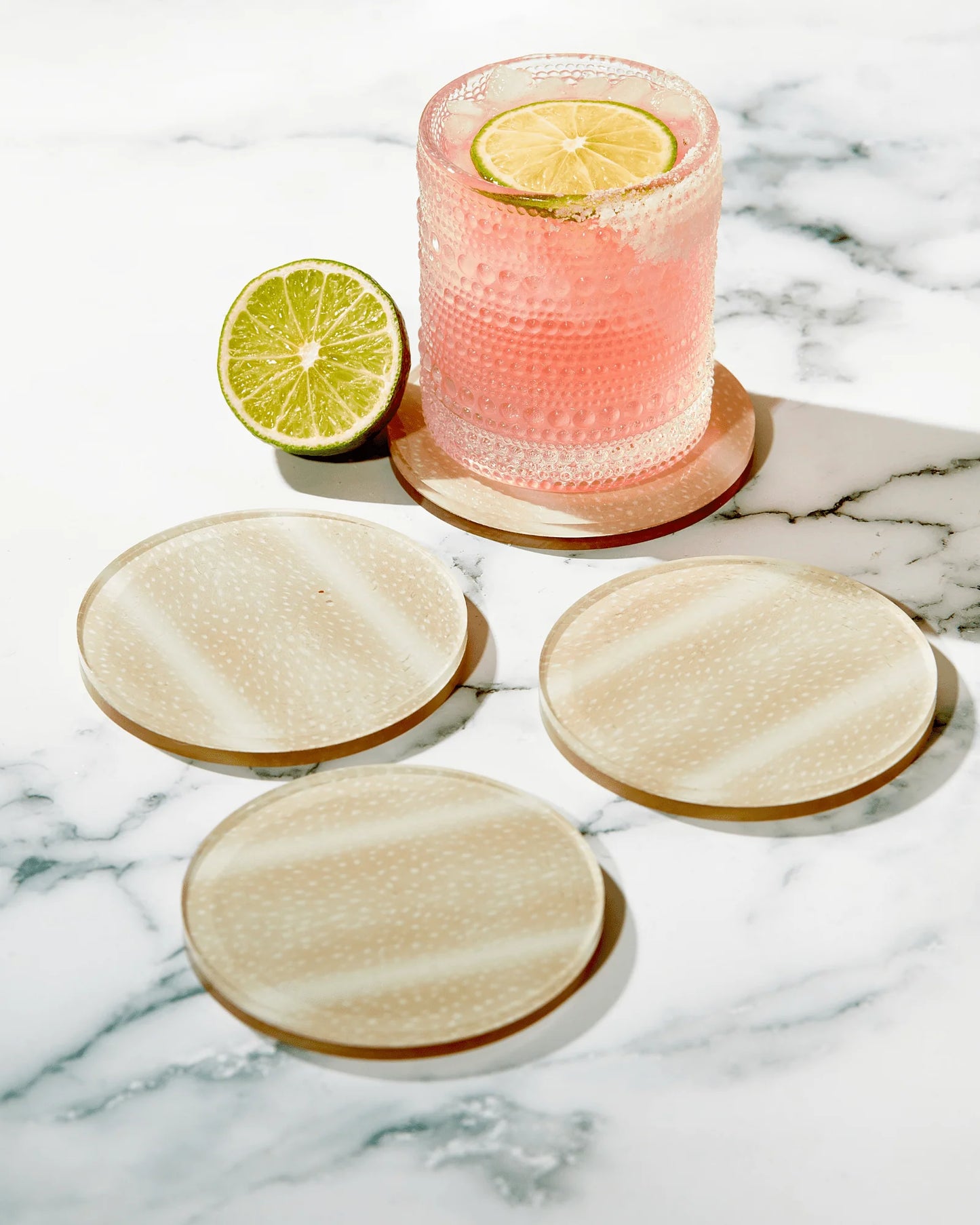 Fawn Print Coaster, Set of 4