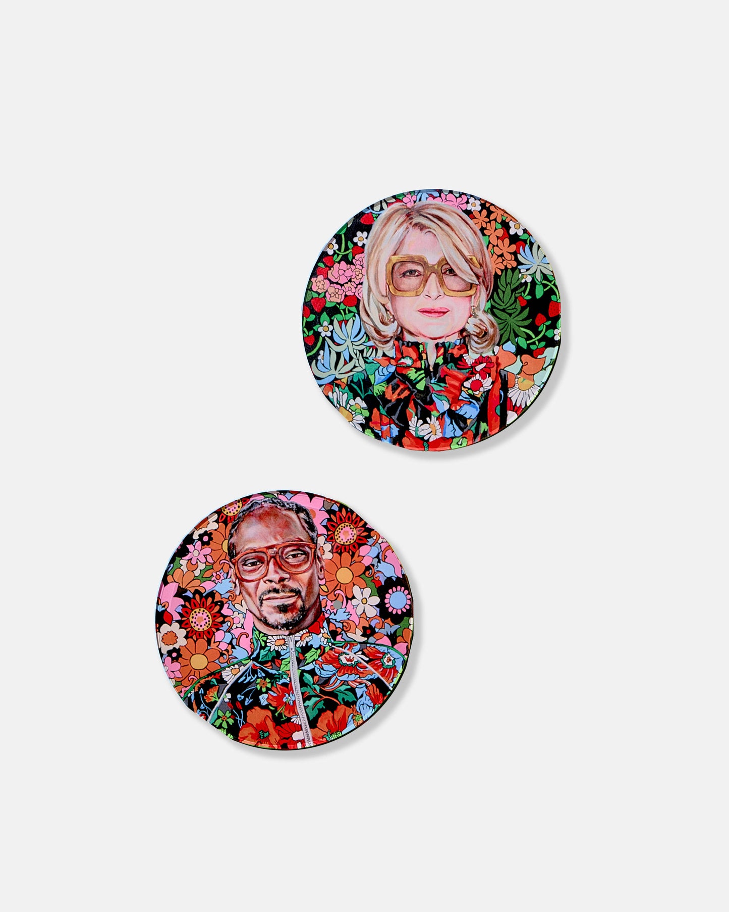 Best Buds Acrylic Coasters: Boxed Set of 4