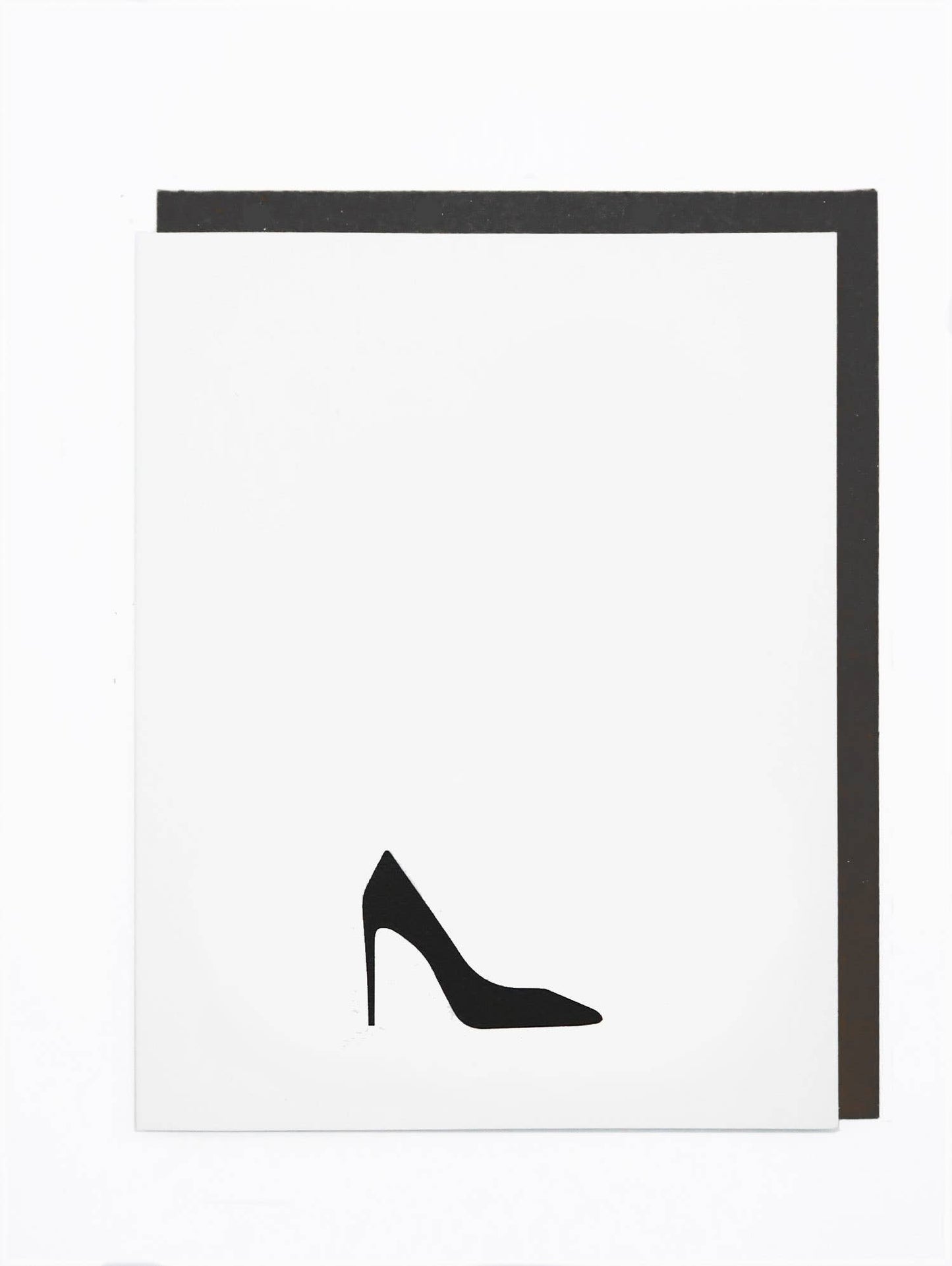 Stiletto Silhouette Letterpress