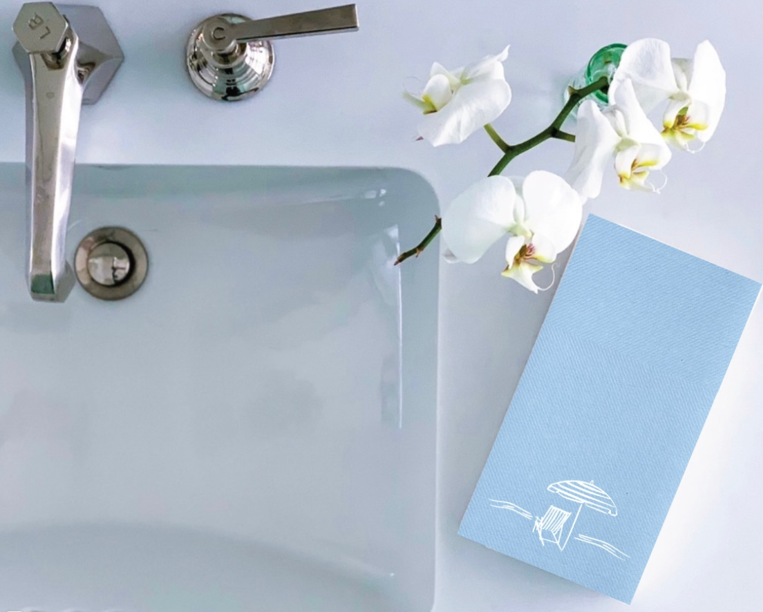 Cloth-Like Disposable Guest Towels: No Selfies in the Bathroom