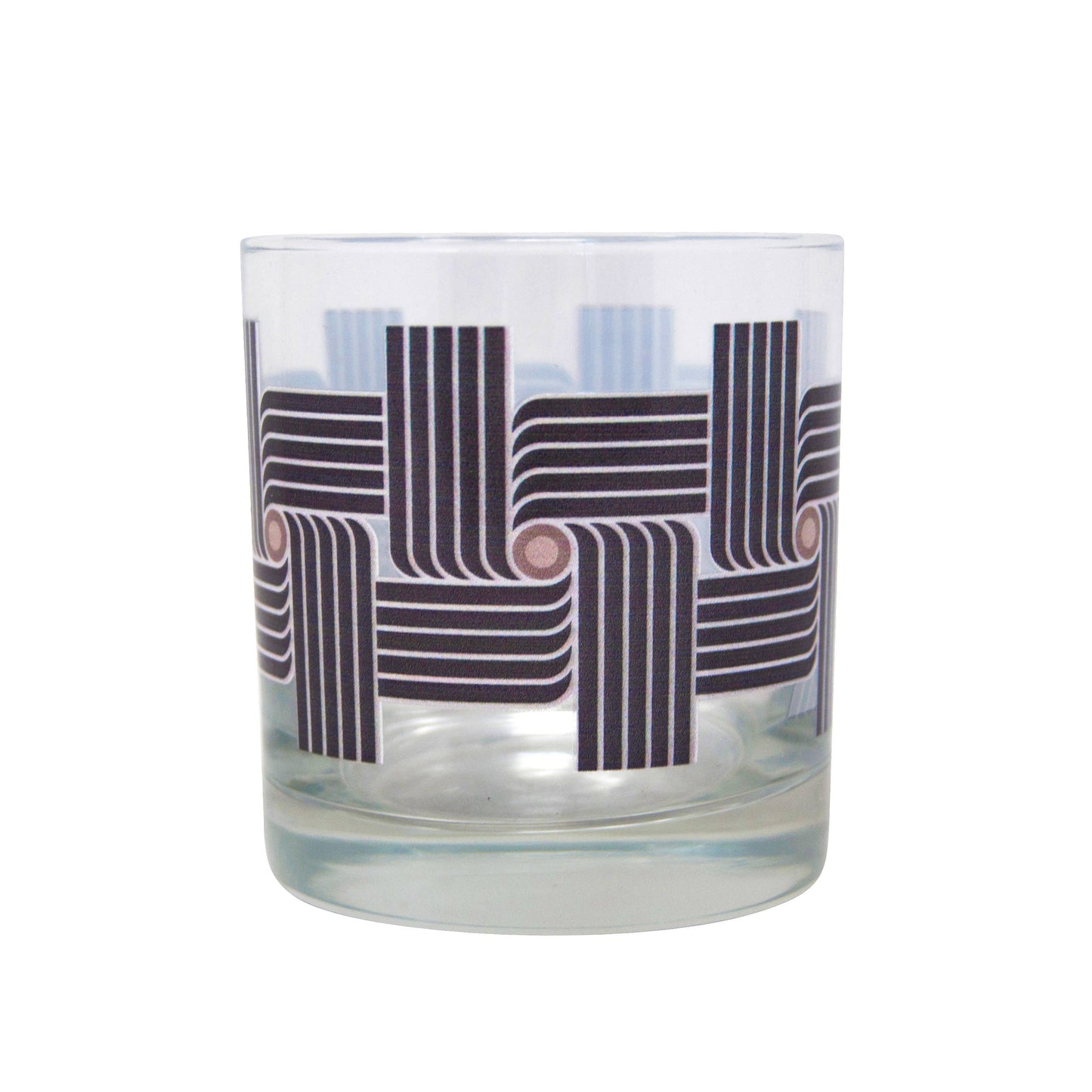 Roundabout Night Rocks Art Deco Drinking Glass