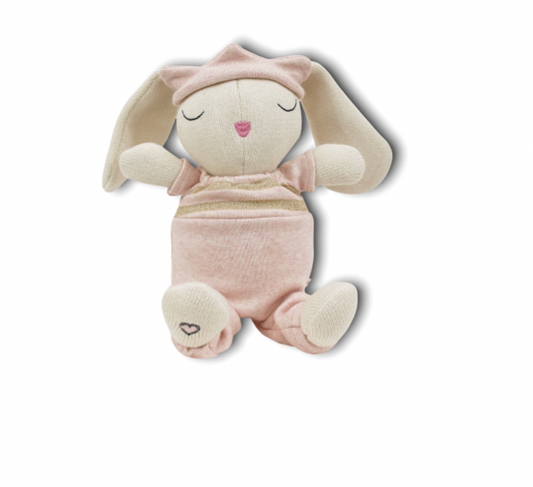 Floppy Ear Pink Bunny Baby Toy