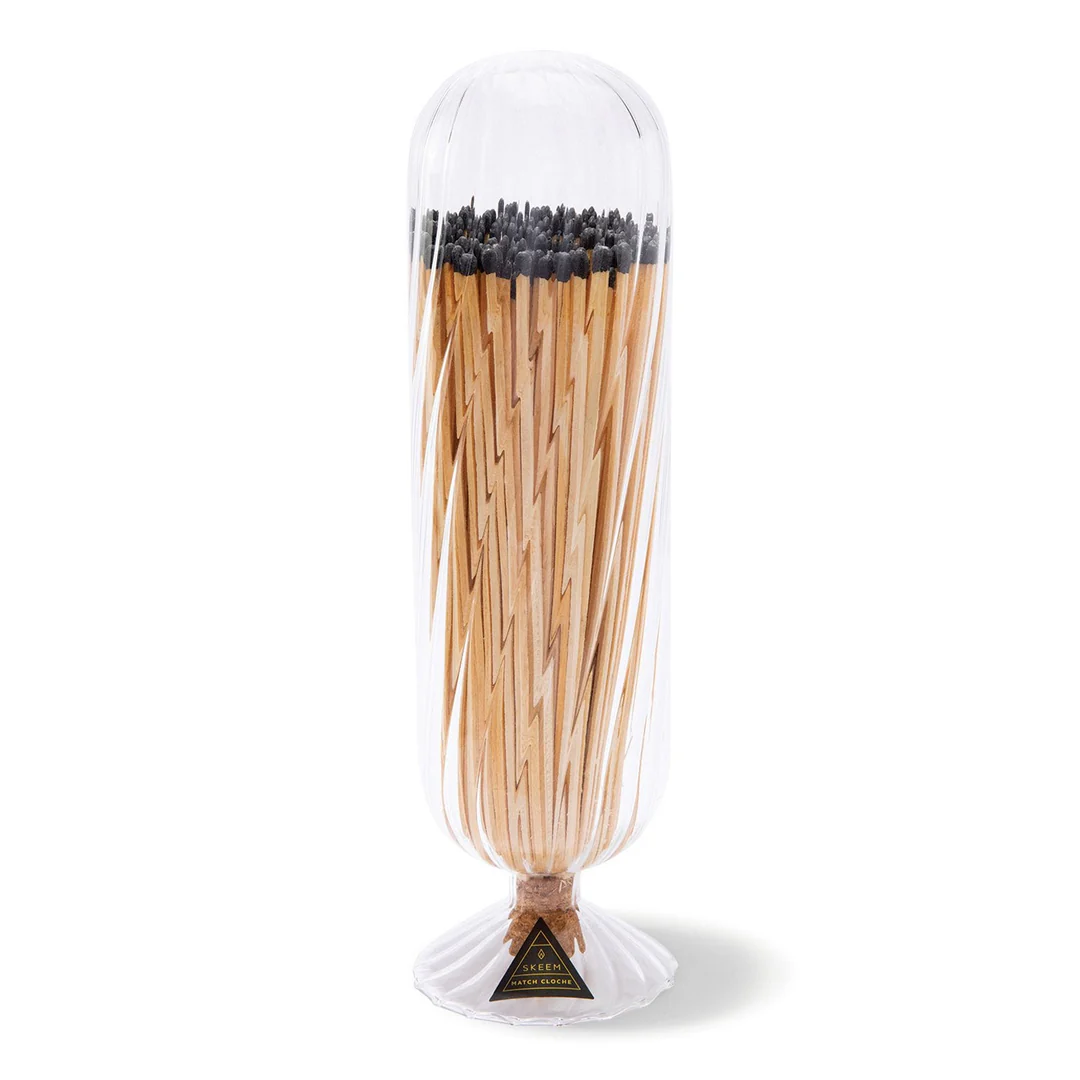Fireplace Helix Match Cloche - Black Tipped Matches