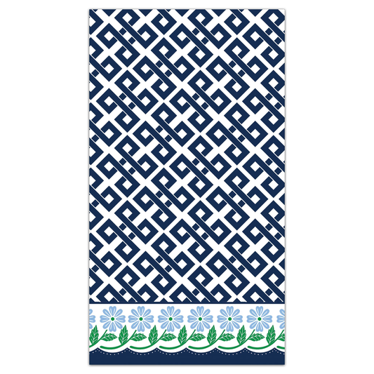 WH Paper Guest Towels Floral Border