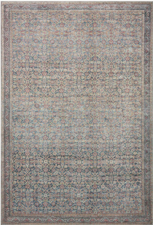 Denim Multi Colored Area Rug
