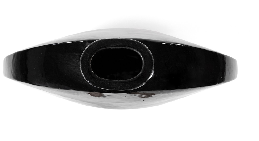 June Stone Vase - Black