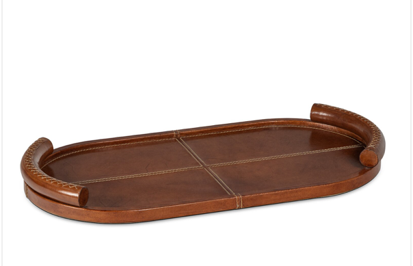 Former Leather Tray Over (cognac)
