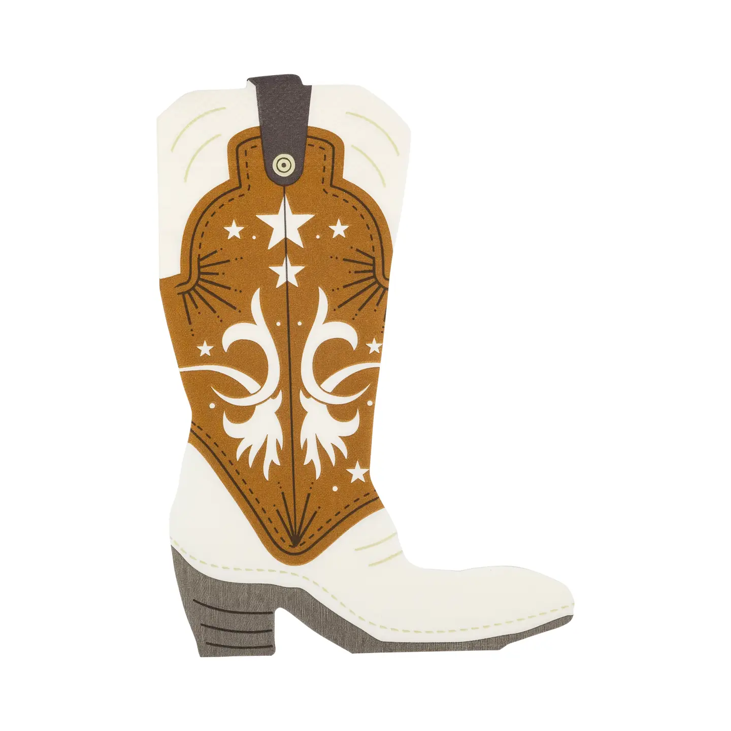 Cowboy Boot Shaped Guest Napkins