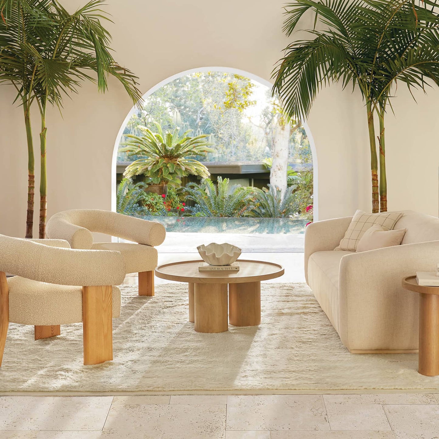 Ruffle Large Ceramic Bowl