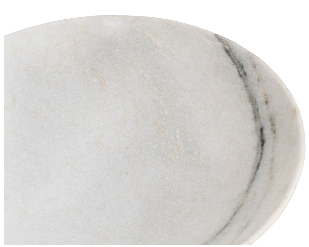 23.5" Round Rajnagar Marble Dish