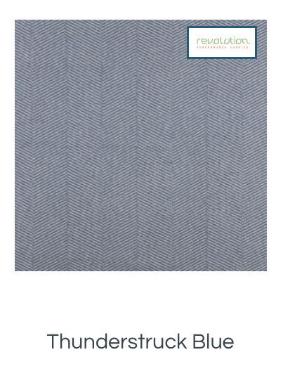Thunderstruck Blue fabric #2343