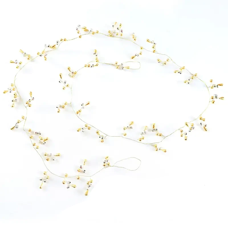 Silver and Gold Beaded Garland