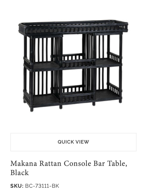 Makana Bar Table, Navy