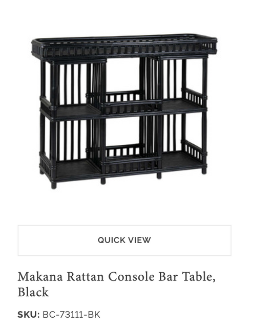 Makana Bar Table, Navy