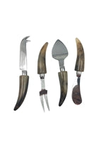 Set of 4 Cheese Set/Silver
